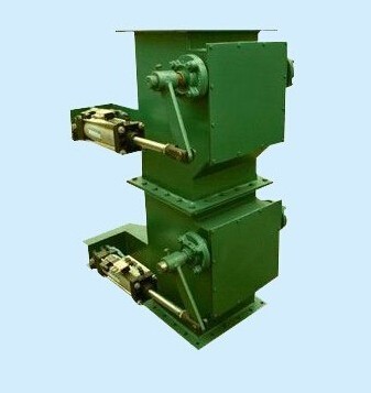 雙層單雙門(mén)電動(dòng)鎖風(fēng)插板閥